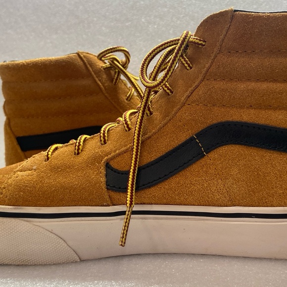 VANS Sk8 Hi Wheat Suede TanSk8 Skate 👟 Size Women's 9.5/Men’s 8 - Picture 4 of 9